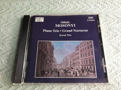 MOSONYI: Piano Trio in B Flat Major Op. 1 (CD, Jun-1999, MARCO POLO)