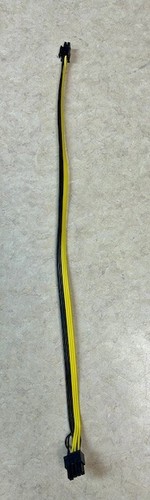 Lot of 3 ATX 6-pin to 8-pin (6 x 6+2) PCI Express Power Adapter Cable 20" Length - Picture 2 of 2