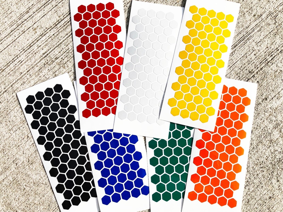 Veloviz Small Reflective Circle Stickers – Glossy Vinyl Decals For Cargo Bikes, Motorcycles, Helmets, Outdoor Safety, UV Resistant, Made In UK 6 thumbnail image