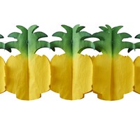 Rice: Ananas-Girlande Aus Papier, 3,5 M LäNge, Partygirlande, Deko Geburtstag