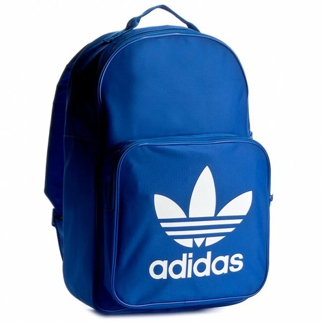 isolatie Omdat President Adidas Originals Classic Trefoil Blue Backpack Gym School Rucksack NWT  BK6722 | eBay