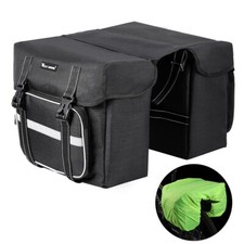 WEST BIKING Bike Double Panniers Bag Waterproof Bicycle Rear Rack Pack Bag 25L