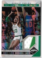 ROBERT PARISH 2012 PANINI LIMITED GAME-WORN PATCH CARD #6/15