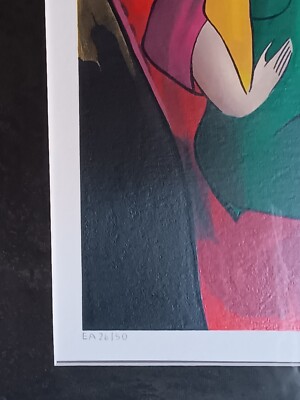 Linda Le Kinff Signed Artist Proof Serigraph, Ap Number 26/50
