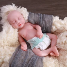 16'' Realistic Lifelike Reborn Baby Dolls Soft Body Solid Silicone Doll Hot Sale