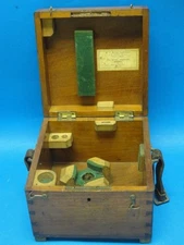 ANTIQUE P.J. KIPP & ZONEN MICROSCOPE INSTRUMENT BOX * DELFT 