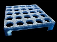 Blue Display Stand for 5/8  To .72  Marbles - Lot 8164