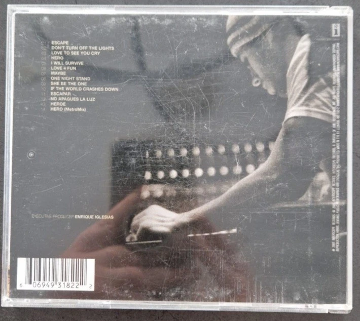 CD -Enrique Iglesias - Escape - 2001💥 Album - 14 Songs - Heft mit Lyrics💥 - Bild 3 von 4