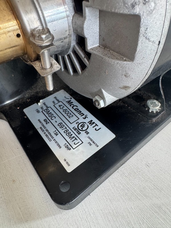 McCann's 43-6002 Small Carbonator 115V Soda Fountain Carbonator Tested