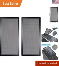 Ultra-Fine Mesh Dust Filter Set for Desktops - 280mm x 140mm with Magnetic Frame