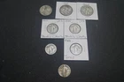 ( 8 ) 90% SILVER WALKING LIBERTY HALF DOLLARS AND STANDING LIBERTY QUARTERS !!!!