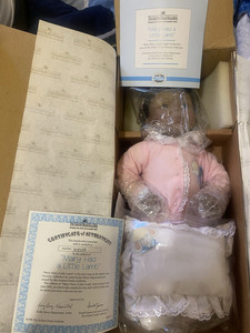 Ashton-Drake Mother Goose Nursery Mary Had a Little Lamb Porcelain Doll COA 1998