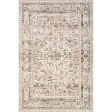 Nuloom Davi Faded Spill Proof Treated Pet Friendly Premium Machine Washable Area
