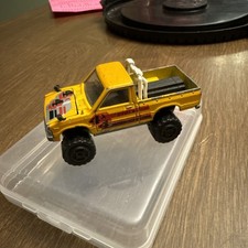 Vintage Majorette Toyota Hilux 4x4 Pickup Truck No. 292 Yellow 156 France 1980s Vintage Majorette Toyota Hilux 4x4 Pickup Truck No. 292 Yellow 156 France 1980s