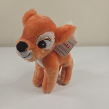 Vintage Walt Disney Bambi Plush Film Classic 7 inch Stuffed Animal Deer Fawn