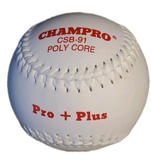 CHAMPRO CSB-91 POLY CORE- Pro  Plus DURA-HIDE COVER Softball