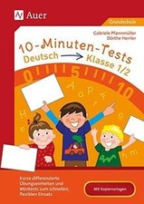 10-Minuten-Tests Deutsch - Klasse 1/2: Kurze differ... | Buch | Zustand sehr gut