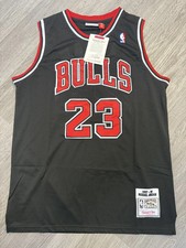 NUEVO CON ETIQUETAS MICHAEL JORDAN CHICAGO BULLS Jersey Negro MITCHELL & NESS 1997-98 XL X-LARGE