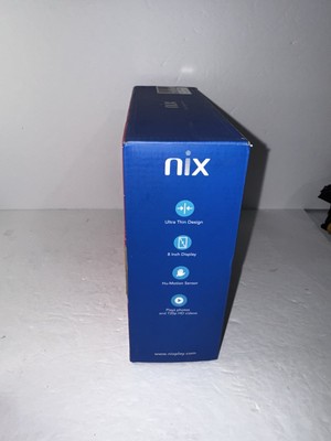 New Nix 8 Inch Digital Photo & Video Frame -X08E | eBay