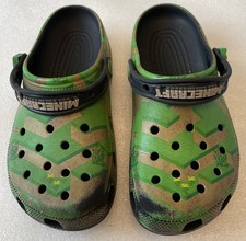 Crocs x Minecraft Clog M6 Or W8 Green Gamer