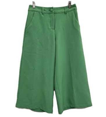 nwt NOISY MAY size XS Wide Leg Cropped Culotte Pants Green