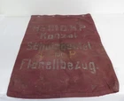 German Military Storage Bag Army Provisions Brown Red Canvas WW2 War