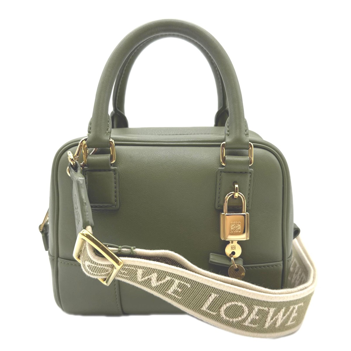 Loewe Amazona Loewe Avocado Loewe Amazona 28 Bag Clay Green