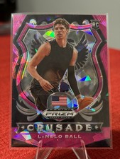 LaMelo Ball RC 2020-21 NBA Prizm Crusade Draft Picks - Pink Cracked Ice