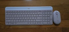 Logitech MK470 Slim Wireless Keyboard & Mouse Combo -Rose, Missing USB Receiver
