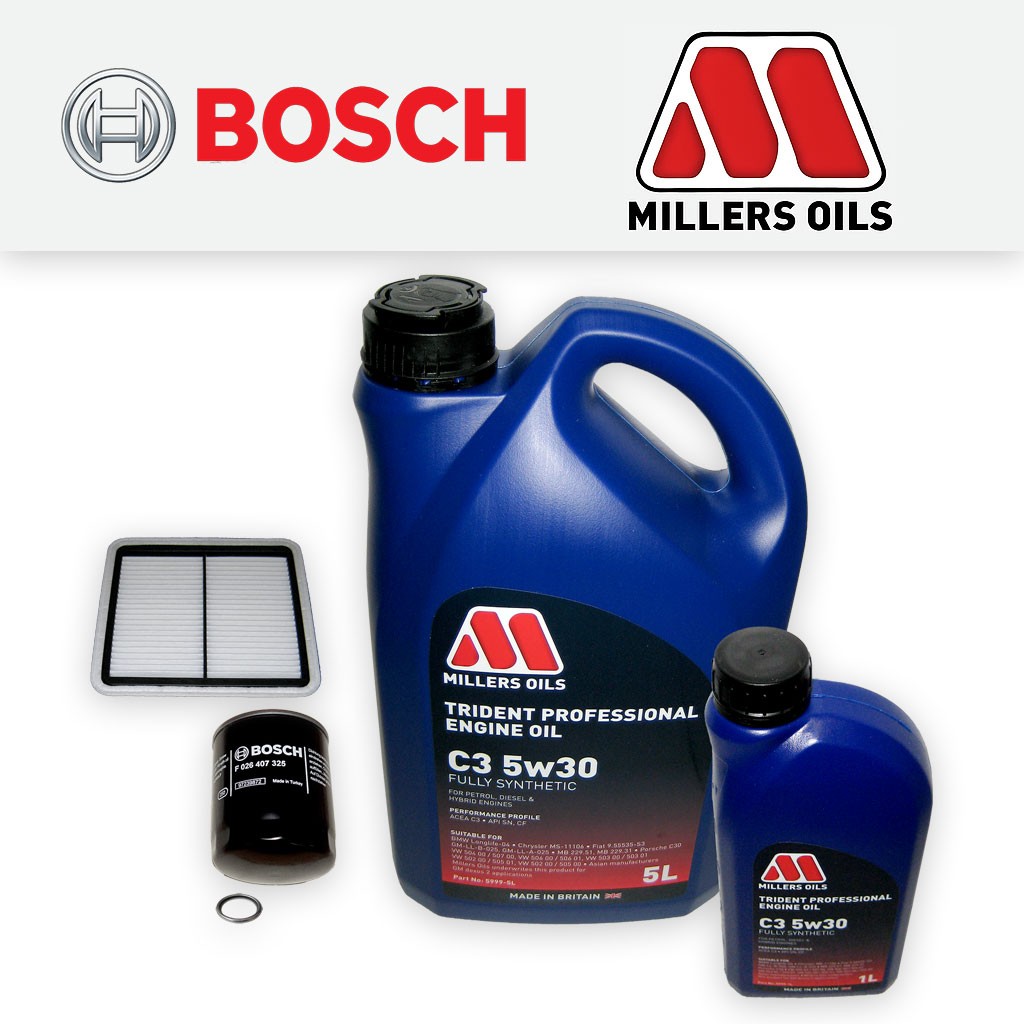 SERVICE KIT for SUBARU OUTBACK 2.0 D OIL AIR FILTERS +5w30 OIL (2009-2015)