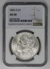 1896-O Morgan Dollar NGC AU58
