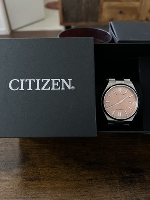 Citizen Tsuyosa Automatic   NJ0151-88M   Lachs / Salmon Dial   Full Set