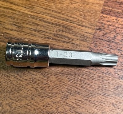 Kobalt 1/4'' Drive Standard & Tamper Torx Driver Sockets PICK YOUR SIZE Star Bit