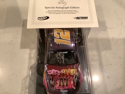 RYAN BLANEY AUTOGRAPHED 2020 BODYARMOR STRBY BANANA CHROME DIECAST W/COA DIN #12
