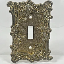 Vintage 1967 American Tack & Howe Co. Single Light Switch Cover Plate #60T