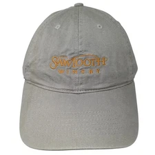 Sawtooth Winery Slideback Baseball Cap Green One Size Adjustable Embroidered