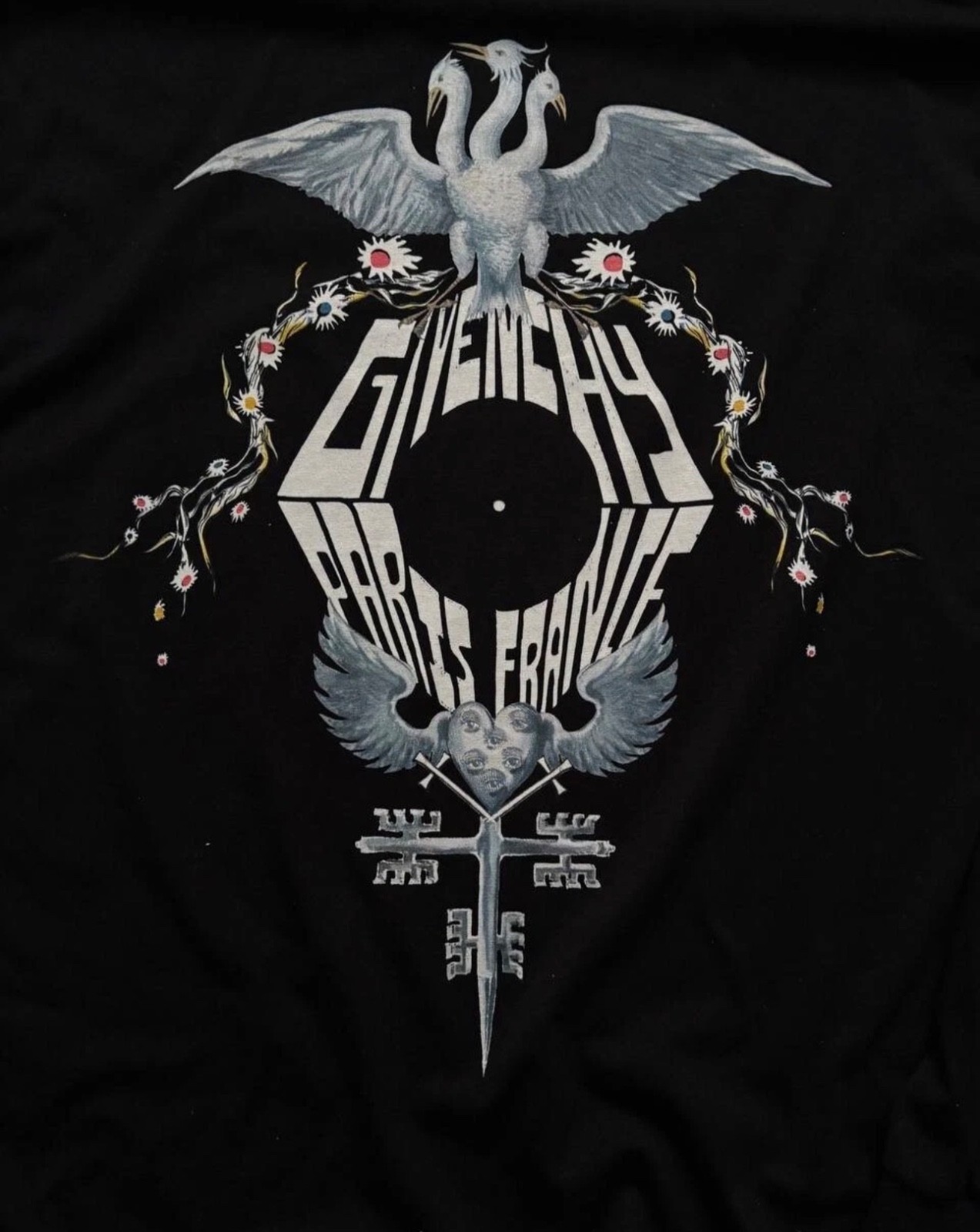Givenchy men’s long sleeve big logo Graphic Swan RRP~550$ size Small image 6