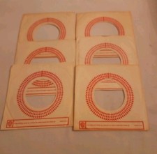 45 RPM 7" RECORD SLEEVES CO. SLEEVE 6 PACK SEE PHOTOS Warner Brothers SLV329 