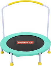 Fisher-Price 3-Foot Mini Trampoline, Wonderjump 36-Inch round Indoor Toddler Kid