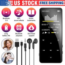 Support 128GB Bluetooth MP4 / MP3 Lossless Music Player FM Radio Recorder Sport