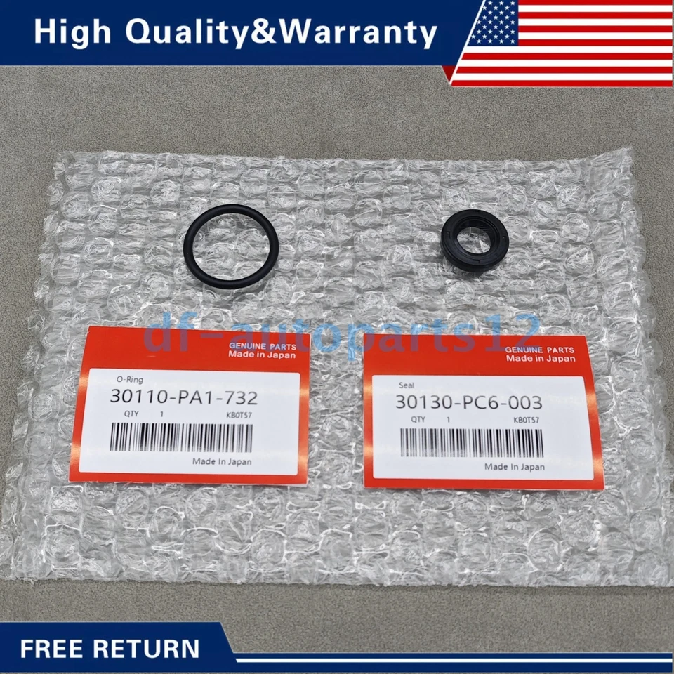 New 1 Pair Distributor O-Ring N Seal For Acura Honda Civic NOK 30110-PA1-732 Foto 2 de 4