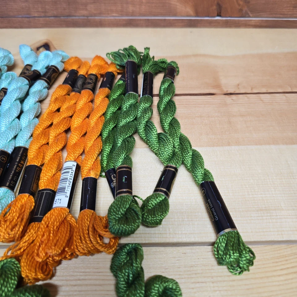 DMC #3 Lot of 43 Coton Perle Cotton Embroidery Thread Twist Skeins Multi Color - Image 4 of 4