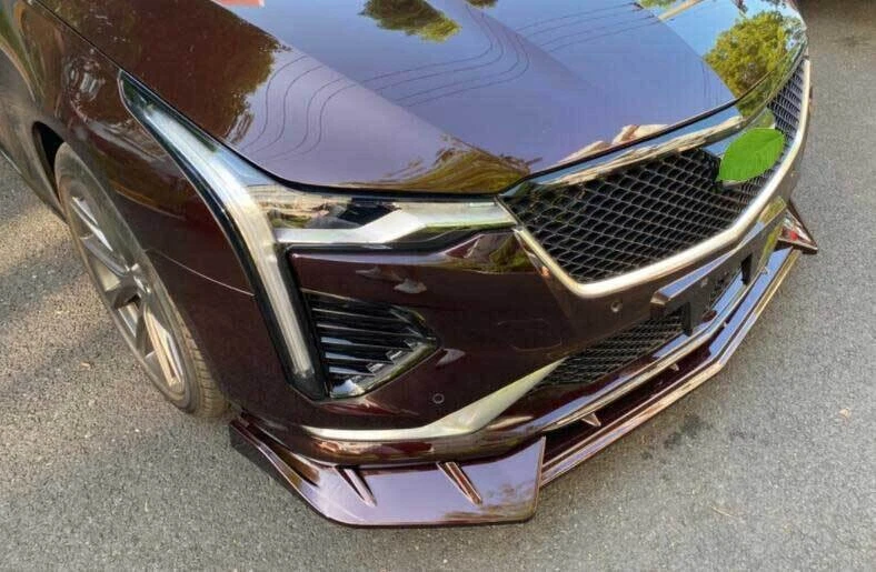 Kit de carrocería alerón labial parachoques delantero coral púrpura para Cadillac CT4 CT4-V 20-2025 A Foto 4 de 4