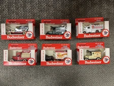 * LLEDO BUDWESIER DIECAST DAYS GONE BYE LOT OF SIX TRUCKS *ST