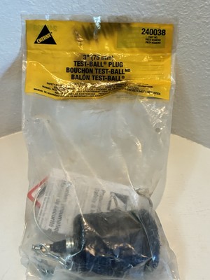 CHERNE TEXT-BALL PLUG - part# 240038 - 3'' inch-Lot 22