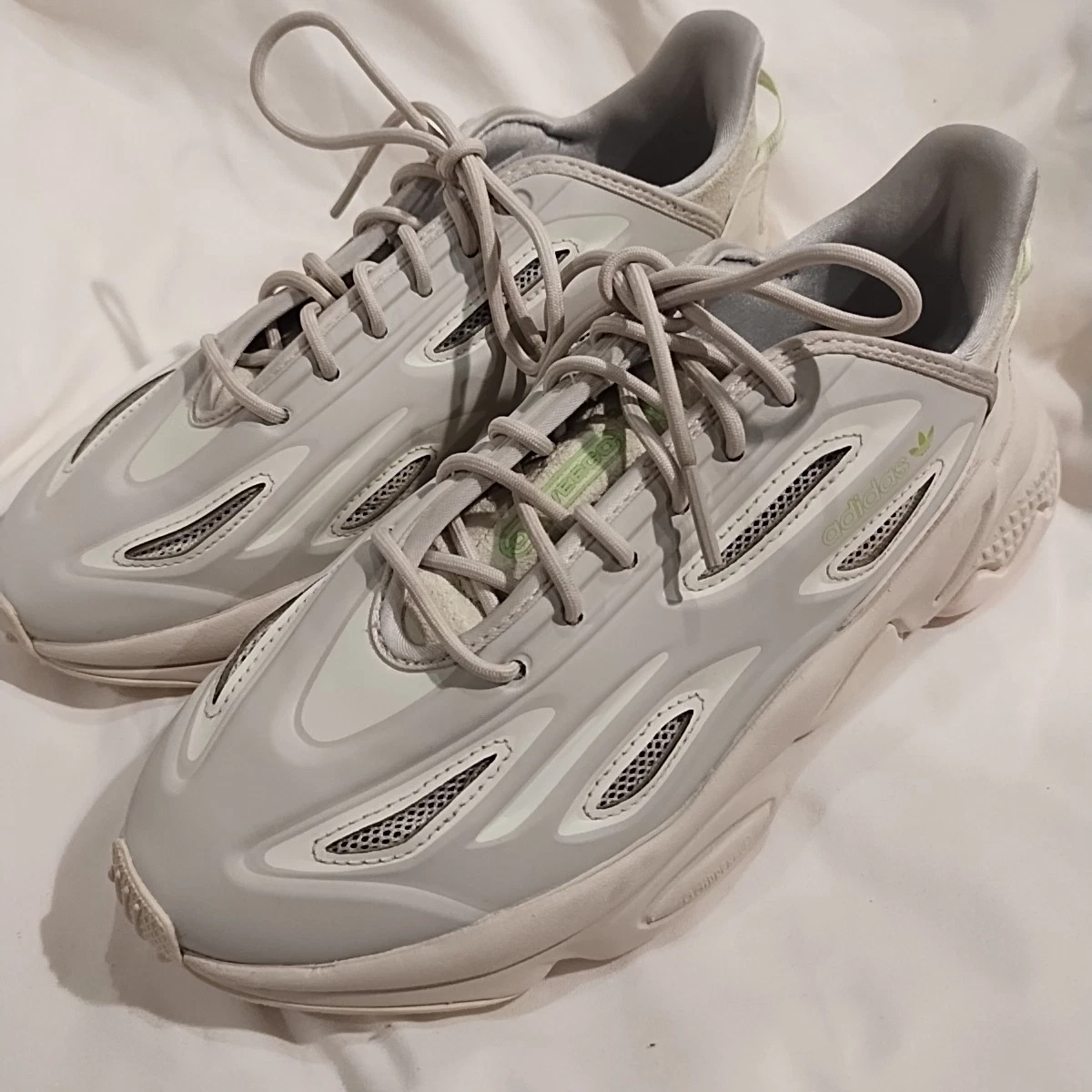 Adidas Ozweego Pure White Signal Green for sale | eBay