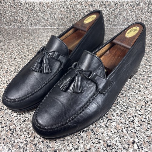 Allen Edmonds Urbino schwarz Quaste Halbschuh hergestellt in Italien elegant/freizeit Herren 11,5 sehr guter Zustand - Bild 3 von 24