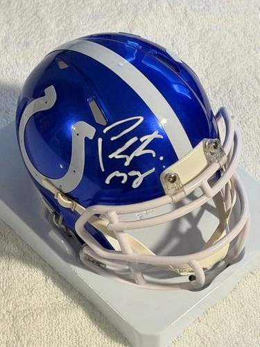 Peyton Manning Signed Indianapolis Colts Mini Helmet Fanatics COA