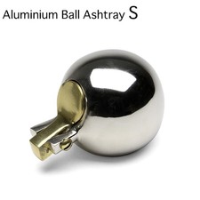 Aluminum Ball Ash Tray S, Nickel, 6.5&times;8.5&times;5.5cm