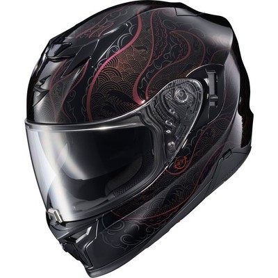 ScorpionEXO EXO-T520 Helmet Nama-Shimi - Black/Chameleon - XS T52-2322